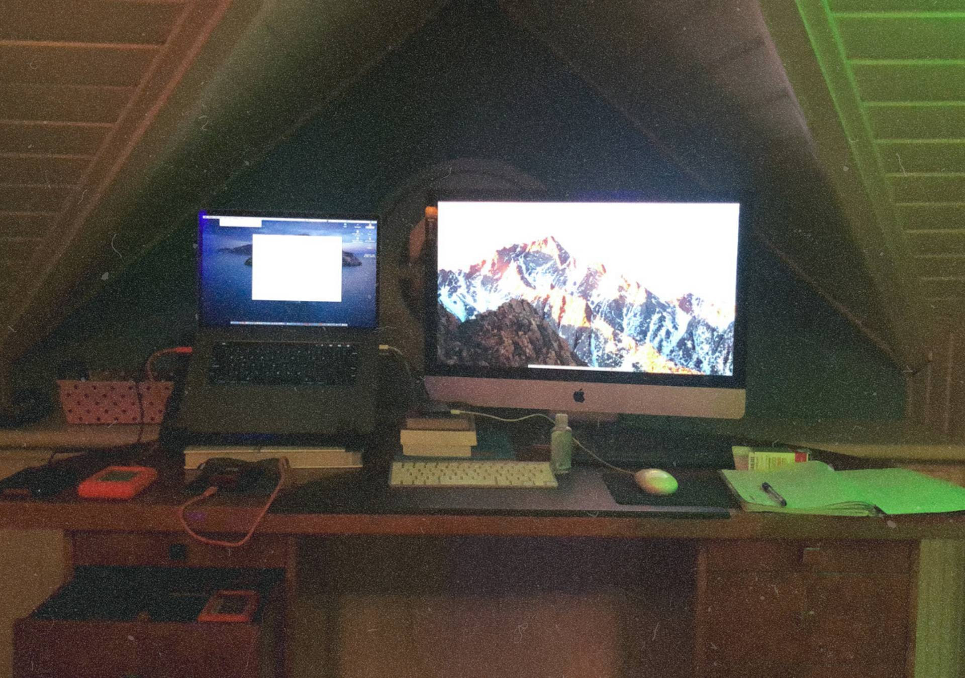 Foto de la posproducción de Coração de Neon 14