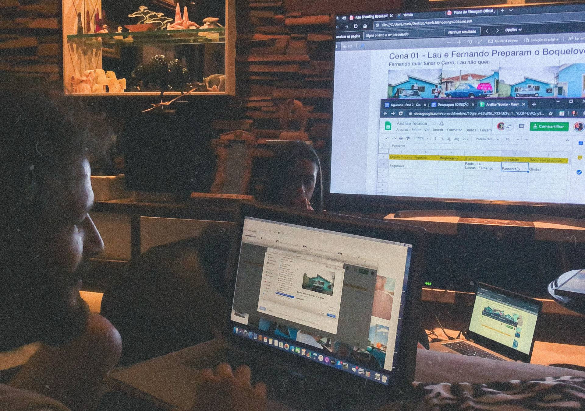 Pré-produção Coração de Neon