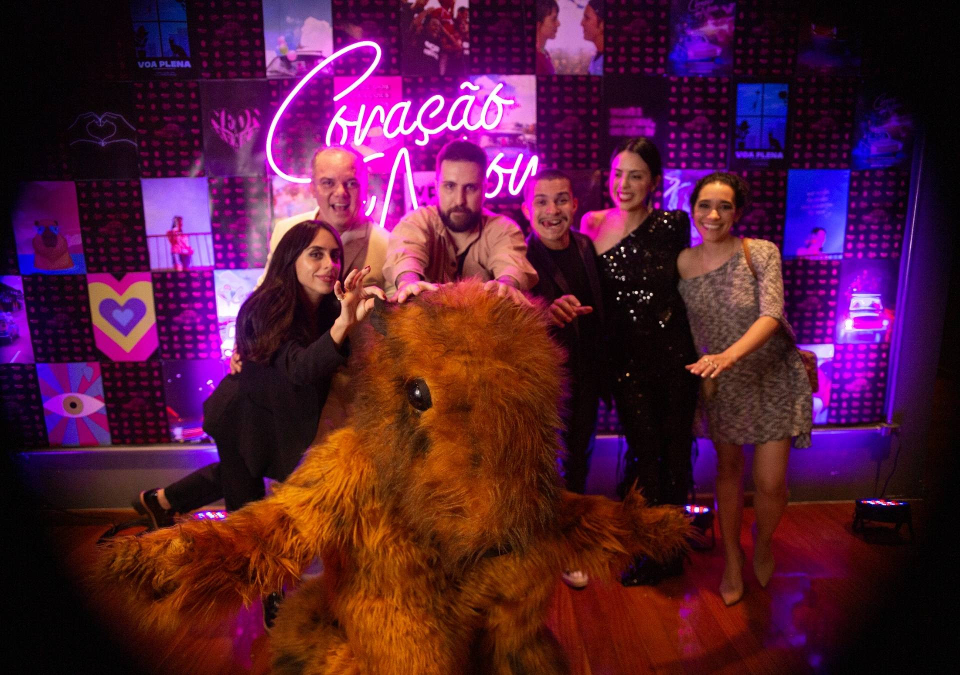 Equipo en el preestreno São Paulo