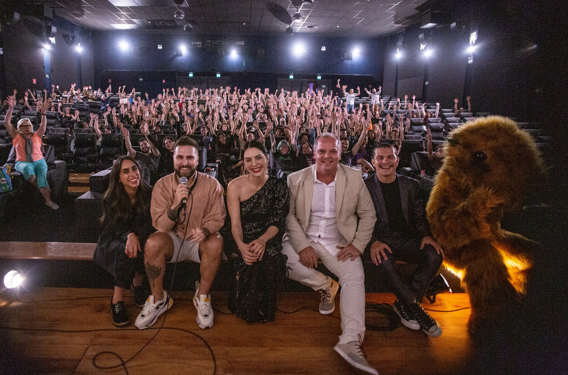 Preestreno Coração de Neon en São Paulo