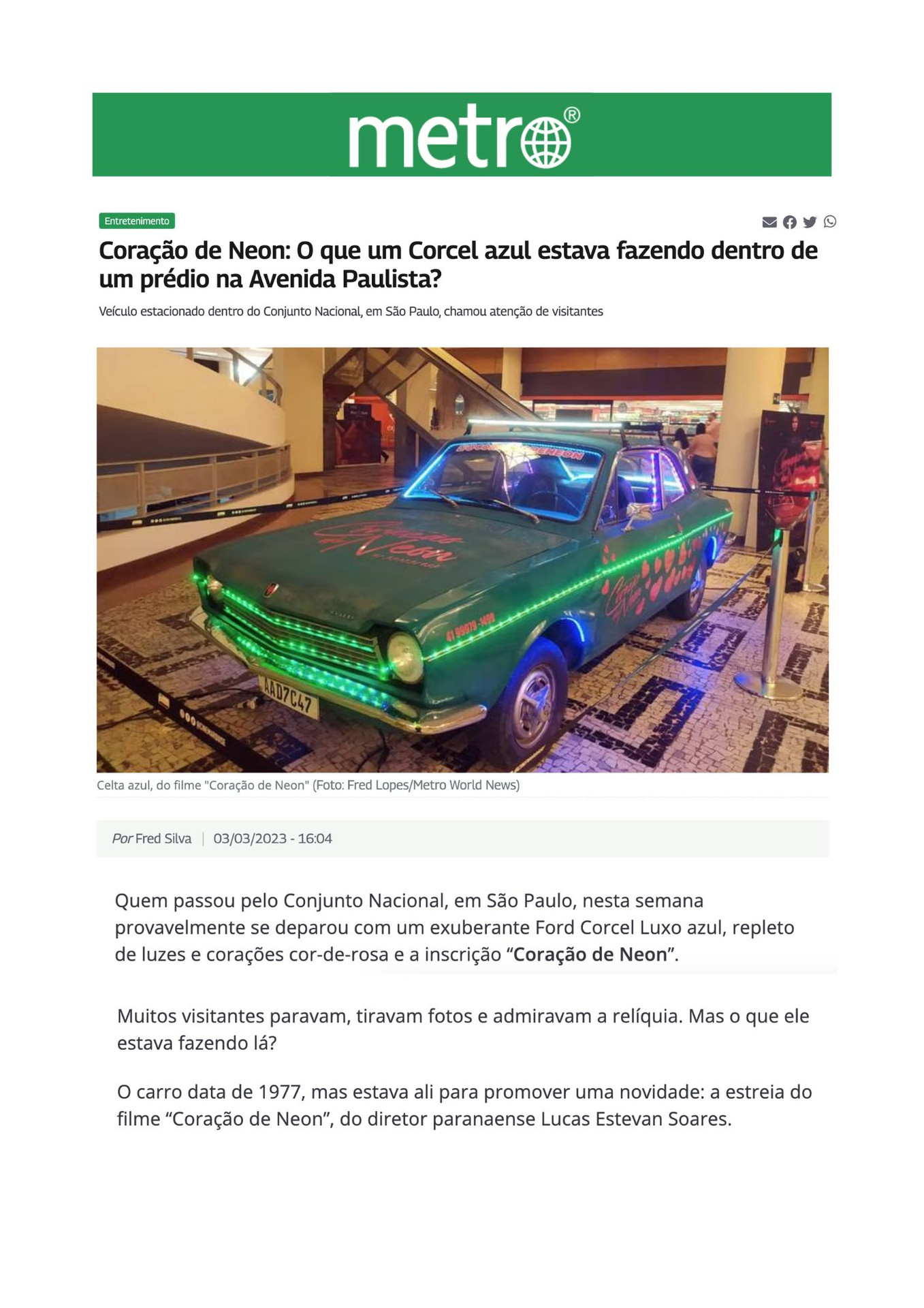 Metro World News