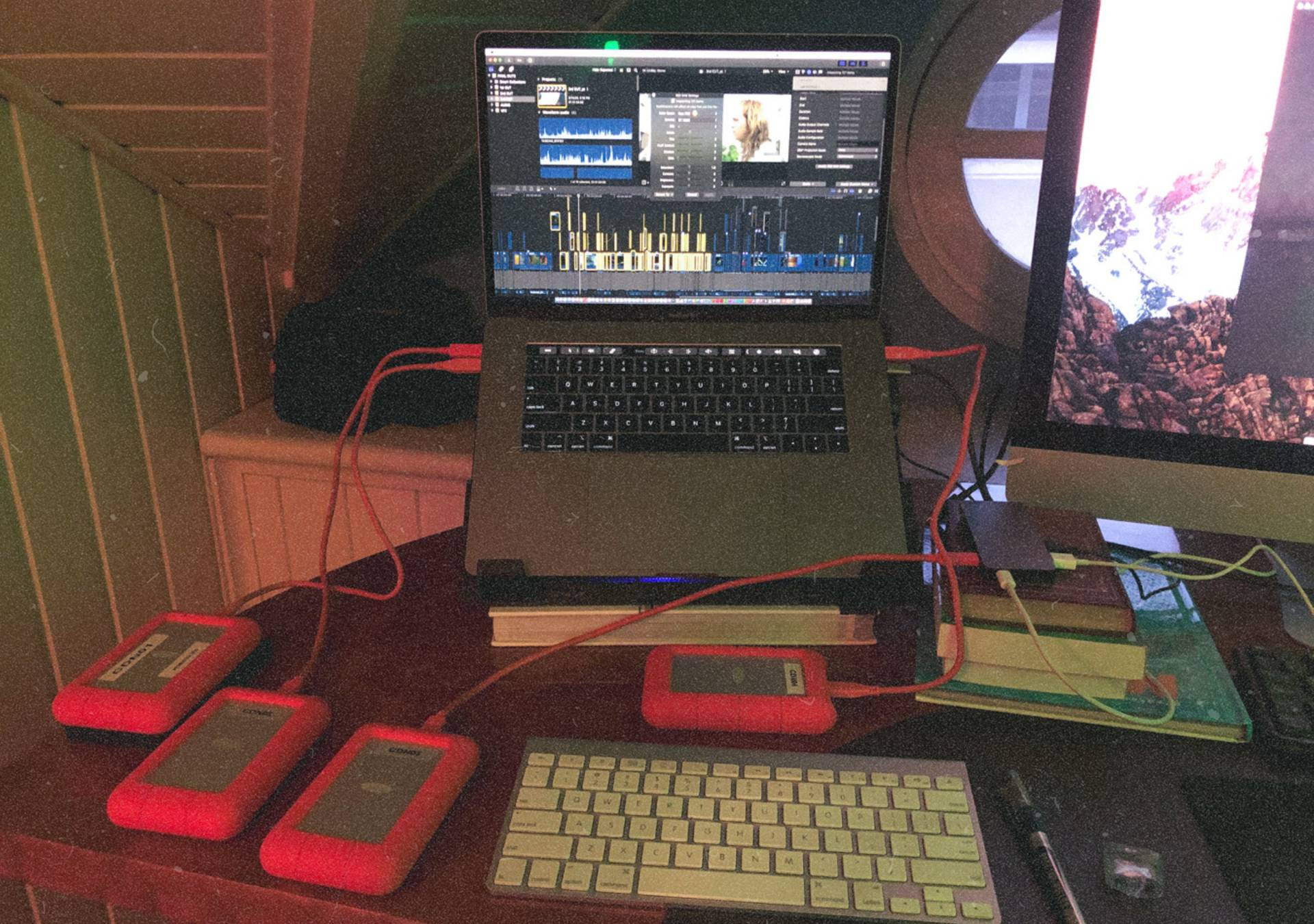 Postproducción Coração de Neon