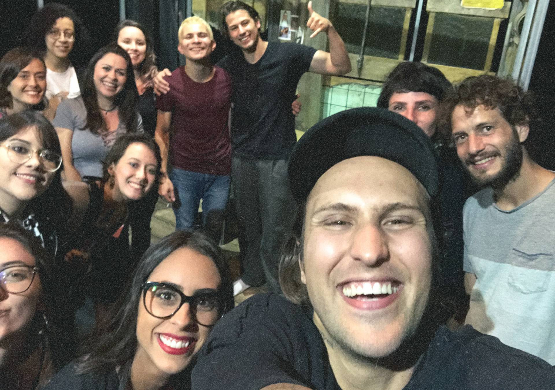Post-production photo of Coração de Neon 16